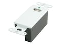 C2G USB Superbooster Wall Plate, White, 29342, 7893518, Premise Wiring Equipment