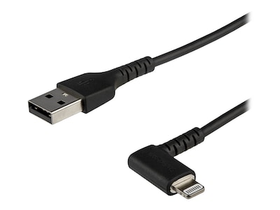 StarTech.com Durable USB A to Lightning MFi Certified Right Angled Rugged Cable, 1m, RUSBLTMM1MBR, 37191453, Cables StarTech.com Durable USB A to Lightning MFi Certified Right Angled Rugged Cable, 1m, RUSBLTMM1MBR, 37191453, Cables