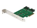 StarTech.com 3-port 1x PCIe (NVMe) 2x SATA M.2 PCIe 3.0 M.2 SSD Adapter Card, PEXM2SAT32N1, 32580417, Controller Cards & I/O Boards