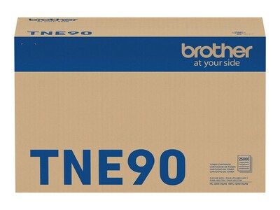 Brother Black TNE90 Max Yield Toner Cartridge, TNE90                         , 41827644, Toner and Imaging Components - OEM