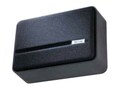 Valcom Talkback Slimline Wall Speaker - Black, V-1046-BK, 16450575, Speakers - Audio