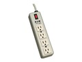 Tripp Lite Waber Power Strip, (4) Outlets, 6ft Cord, All Metal Housing , 4SPDX, 13934195, Power Strips
