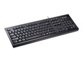 Kensington Spill-proof Wired Keyboard for Life, Black, K64370A, 9298237, Keyboards & Keypads