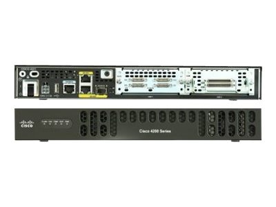Speel het winkelcentrum Haan Cisco ISR 4221 Router w 2xGE, 2xNIM, 8Gb Flash, 4Gb DRAM, IPB (ISR4221/K9)
