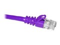 CP Technologies Cat5e 350MHz Snagless Patch Cable, Purple, 50ft, C5E-PU-50-M, 15721038, Cables