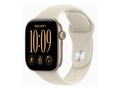 Apple Watch Series 12, 42mm, GPS, Light Gold Aluminum Case with Sand Sport Band - S M, MJED4LS/A, 42195741, Wearable Technology - Apple Watch Series 6-7