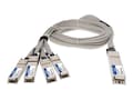 AddOn Arista Networks Compatible 400GBase-CU OSFP to 4xQSFP56 Passive Twinax Direct Attach Cable, 2m, TAA, CAB-O-4Q-400G-2M-AO , 41968236, Cables AddOn Arista Networks Compatible 400GBase-CU OSFP to 4xQSFP56 Passive Twinax Direct Attach Cable, 2m, TAA, CAB-O-4Q-400G-2M-AO , 41968236, Cables