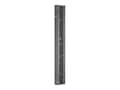 Panduit Patchrunner 2 Single Vertical Cable Manager with Door, 6x7', Black, PR2VFD06, 36089001, Rack Mount Accessories