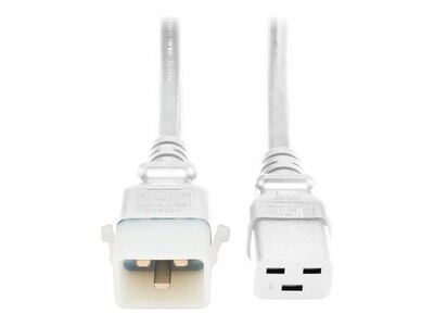Eaton C19 TO P-LOCK C20 3FT WHT 6PK, P036-E03-AWH-6                , 42003174, Power Strips