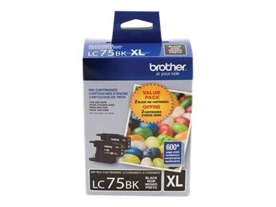 Brother Black Innobella High Yield XL Series Ink Cartridges for MFC-J6510DW & MFC-J6710DW (2-pack), LC752PKS, 12358608, Ink Cartridges & Ink Refill Kits - OEM