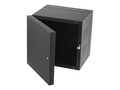 Atlas Sound 19 Wide Opening Stand-Alone Wall Cabinet with Adjustable Rails, 15 D Center Section - 10 RU, 310-15                        , 41953695, Racks & Cabinets