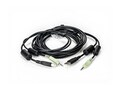Vertiv KM Cable for USB Keyboard and Mouse with Audio, 10ft, CBL0131, 24989247, Cables