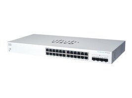 Cisco CBS220-24T-4X-NA Main Image from Right-angle