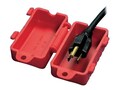 Panduit 120V CORD LOCKOUT RED EA., PSL-CL110                     , 41997136, Power Converters