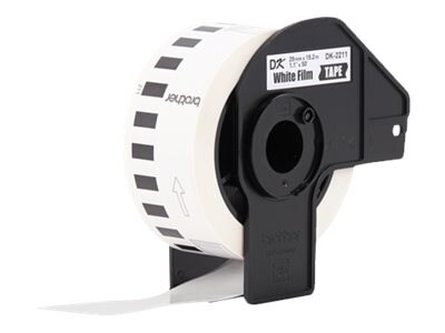 Brother 1.15 Continuous Length White Film Tape for Brother QL-500 & QL-550 Quick PC Label Printers, DK2211, 5218623, Paper, Labels & Other Print Media