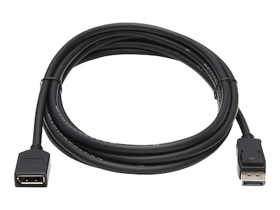 Tripp Lite DisplayPort M F Extension Cable with Latches, Black, 10ft, P579-010, 33946687, Cables