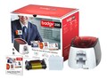 Evolis Badgy 200 Color ID Card Printer w  Ribbon, (100) Cards & Software, B22U0000RS, 19908668, Printers - Card