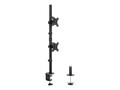 Mount-It! Vertical Dual Monitor Mount for Displays up to 32, MI-1768, 41517935, Stands & Mounts - Desktop Monitors