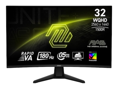 MSI 31.5 MAG 32CQ6F WQHD LED-LCD Curved Monitor, MAG32CQ6F , 41912550, Monitors MSI 31.5 MAG 32CQ6F WQHD LED-LCD Curved Monitor, MAG32CQ6F , 41912550, Monitors