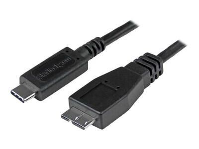 StarTech.com USB 3.1 Type C to USB Micro B M M Cable, Black, 1m, USB31CUB1M, 22523507, Cables