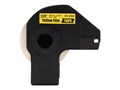 Brother 2.4 Continuous Yellow Film Tape for QL-500 & QL-550 Quick PC Label Printers, DK2606, 5219204, Paper, Labels & Other Print Media