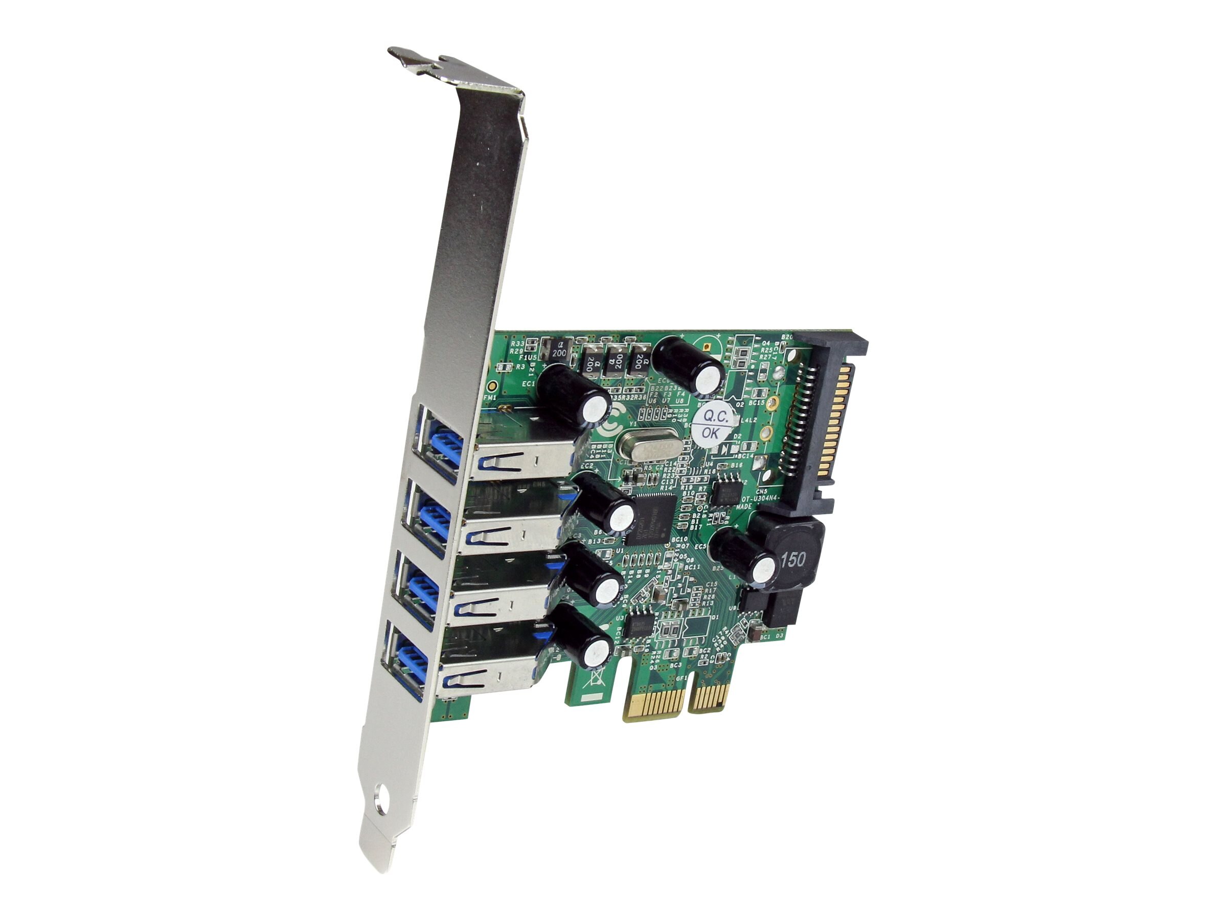 Mini 4 Port PCI-E carte slot Express Expansion à USB 2.0 USB 3.0 Carte Adaptateur 