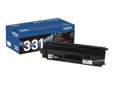 Brother Black Toner Cartridge, TN331BK, 16933420, Toner and Imaging Components - OEM