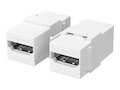 Cable Matters 8K HDMI Keystone Jack, White, 2-Pack, 113164-WHTX2 , 41895137, Premise Wiring Equipment Cable Matters 8K HDMI Keystone Jack, White, 2-Pack, 113164-WHTX2 , 41895137, Premise Wiring Equipment