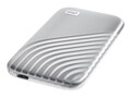 Western Digital 2TB My Passport USB 3.2 Type-C Portable Solid State Drive - Silver, WDBAGF0020BSL-WESN, 41287283, Solid State Drives - External