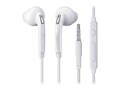 4Xem Same Ear Earbud Earphones for Samsung Galaxy Tab - White, 4XSAMEARWH, 33248715, Headsets (w/ microphone)