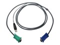 IOGEAR USB KVM Cable, 6ft, G2L5202U, 9208924, Cables