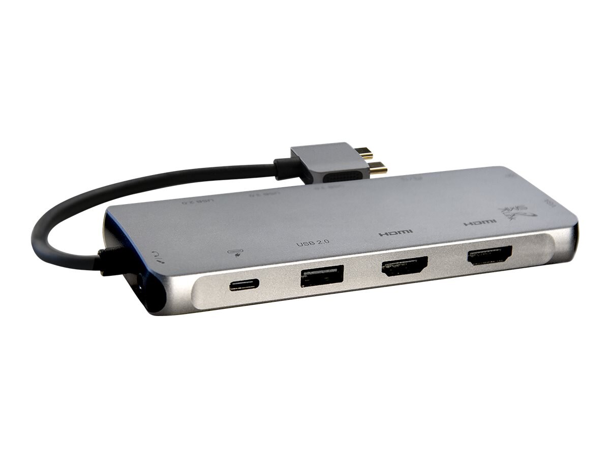 SMK Link USB-C mini dock Dual 4K HDMI, VGA 100W (VP6960)