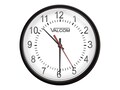 Valcom 16 Round Wireless Clock, Black, V-AW16B                       , 41867108, Office Supplies