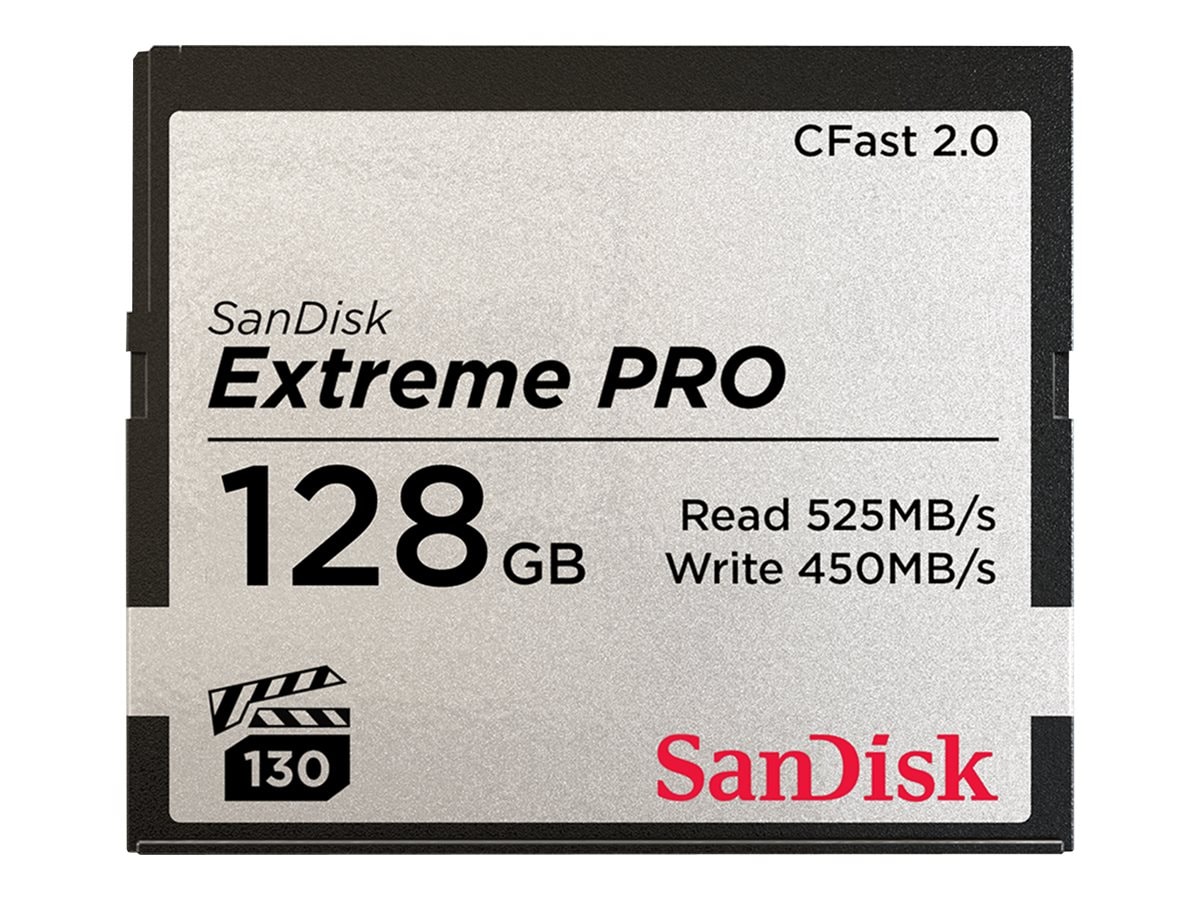 SanDisk 128GB Extreme PRO CFast 2.0 Memory Card (SDCFSP-128G