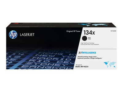 HP 134X (W1340X) Black Original LaserJet Toner Cartridge, W1340X, 41231703, Toner and Imaging Components - OEM