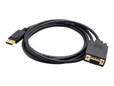 AddOn DisplayPort to VGA M M Adapter Cable, 6ft, DISPLAYPORT2VGA6F, 16371463, Cables