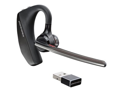 HP Poly Voyager 5200 UC USB-A Headset w  BT600 Dongle (TAA Compliant), 7K2E1AA, 41709716, Headsets (w/ microphone)