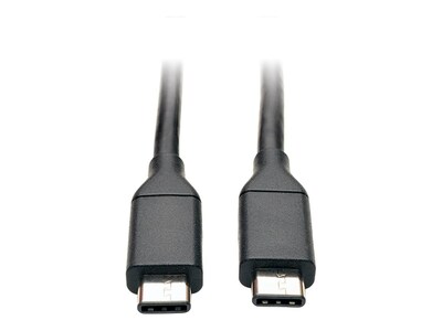 Tripp Lite USB Type C (USB-C) M M Cable, Black, 3ft, U420-003, 27270617, Cables