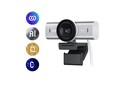 Logitech MX BRIO 4K Ultra HD Collaboration & Streaming Webcam - Pale Gray, 960-001550, 41778340, WebCams & Accessories