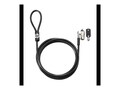 HP Keyed Cable Lock 10mm, T1A62AA, 34147641, Locks & Security Hardware