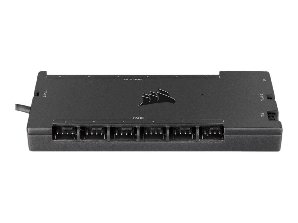 CORSAIR iCUE COMMANDER CORE XT ② CORSAIR iCUE Commander Core XT Smart RGB Lighting and Fan