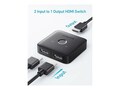 Anker HDMI Switch 2 In 1 Out 4K, A83H10A1                      , 42035146, Switch Boxes