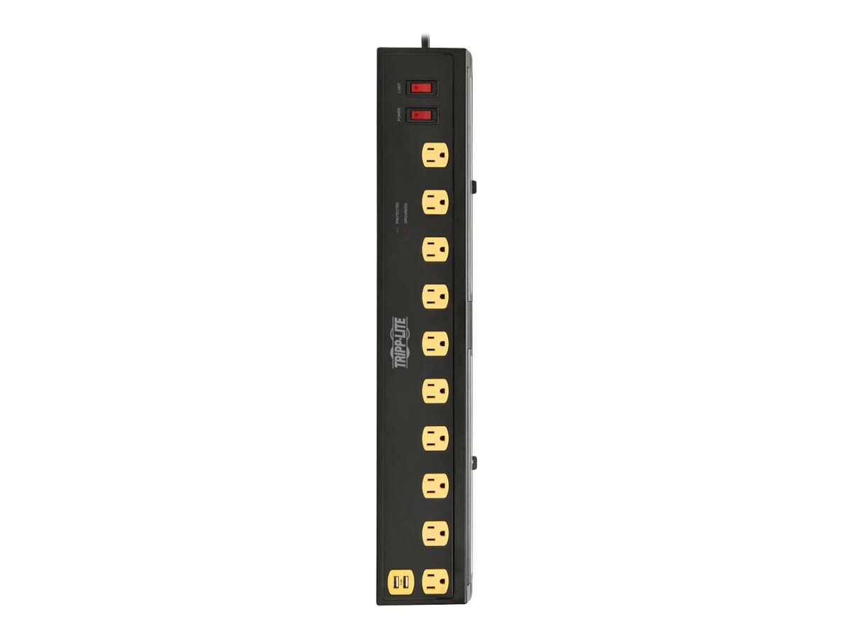 Tripp Lite SURGE PROTECTOR 10OUTLET 2 US (TLP1006USB)