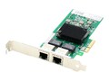 AddOn 10 100 1000Mbs Dual Open RJ-45 Port 100m PCIe x4 NIC IBM 90Y9370, 90Y9370-AO, 23203783, Network Adapters & NICs