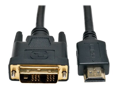 Tripp Lite HDMI to DVI M M Gold Digital Video Cable, 3ft, P566-003, 16702411, Cables