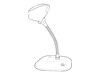 Zebra DS4308 Gooseneck Intellistand Weighted, HC White, 22-71043-0BR, 33175536, Bar Coding Accessories