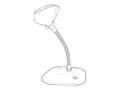 Zebra DS4308 Gooseneck Intellistand Weighted, HC White, 22-71043-0BR, 33175536, Bar Coding Accessories