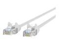Belkin CAT6 RJ-45 M M UTP 24AWG Snagless Molded Ethernet Patch Cable, White, 14ft, A3L980-14-WHT-S, 5681271, Cables Belkin CAT6 RJ-45 M M UTP 24AWG Snagless Molded Ethernet Patch Cable, White, 14ft, A3L980-14-WHT-S, 5681271, Cables