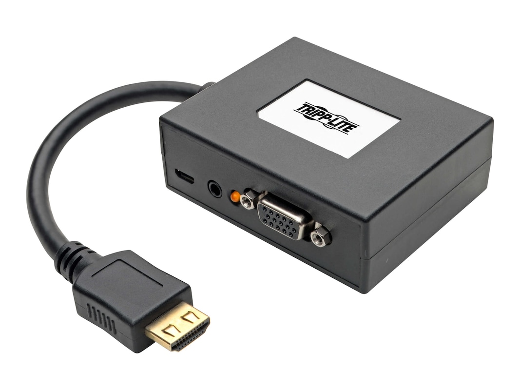 Tripp 2-Port HDMI to VGA Splitter Adapter, 1080P (P131-06N-2VA-U)