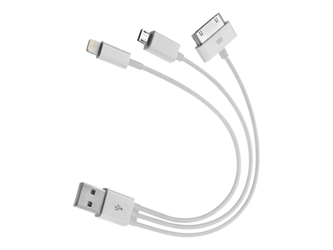 4Xem USB to 30-Pin Lightning Micro USB Cable (4XUSBMUSB830PIN)